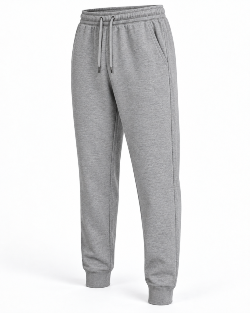 Men’s Regular Fit Drawstring Waist Joggers, angle view
