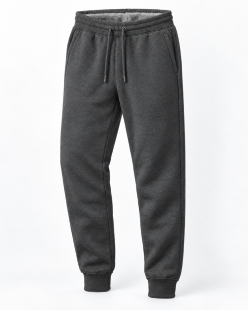 Men’s Regular Fit Fleece-Lined Joggers - Angle view