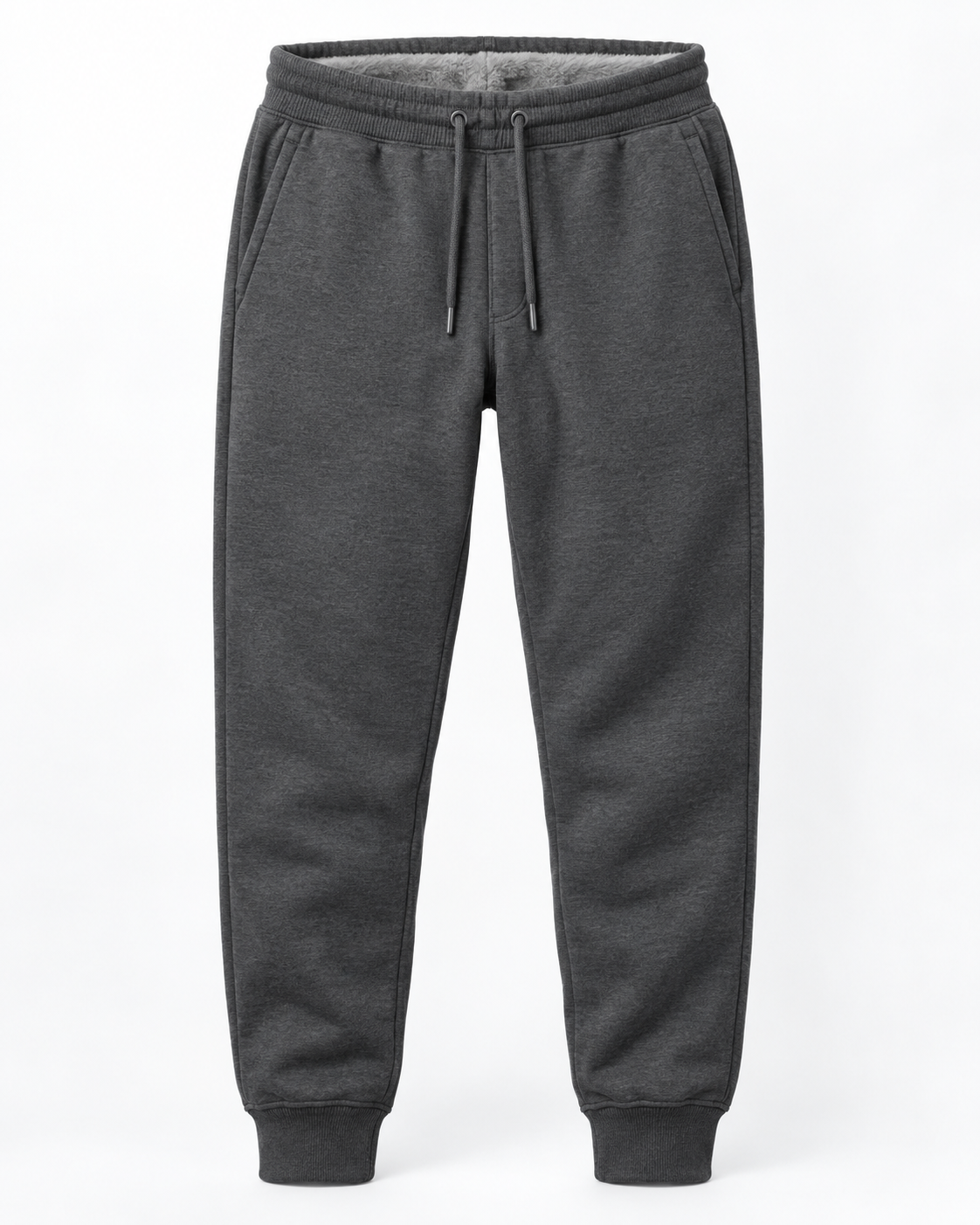 Men’s Regular Fit Fleece-Lined Joggers - Front view