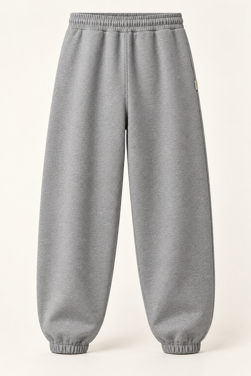Men’s Oversized Fit Drawstring Waist Joggers - Back view