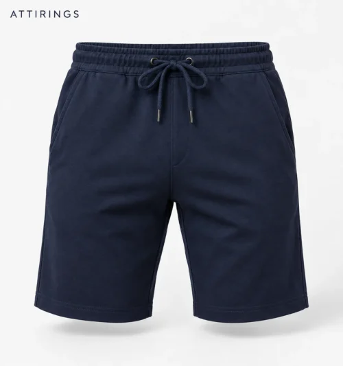Men's Slim Fit Drawstring Shorts front view, Attirings representative catalog image
