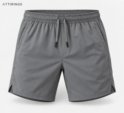 Men's Slim Fit Mesh Lined Shorts front view, Attirings representative catalog image