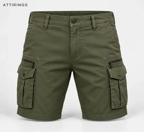 Men's Slim Fit Multi-Pocket Shorts front view, Attirings representative catalog image