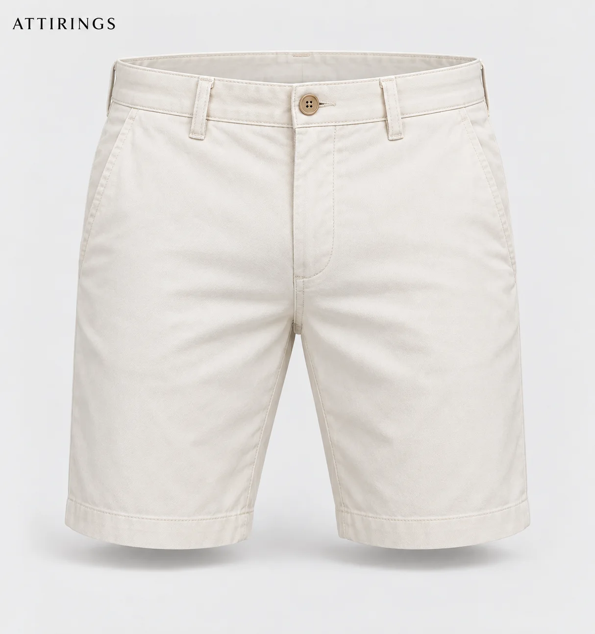 Men's Slim Fit Chino Style Shorts front view, Attirings representative catalog image