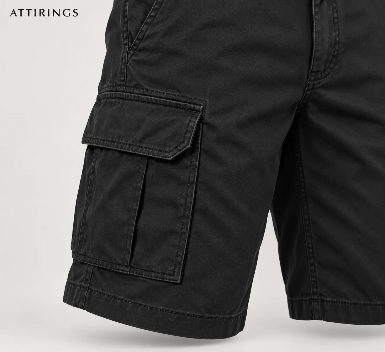 Men's Regular Fit Cargo Style Shorts detail view, Attirings representative catalog image