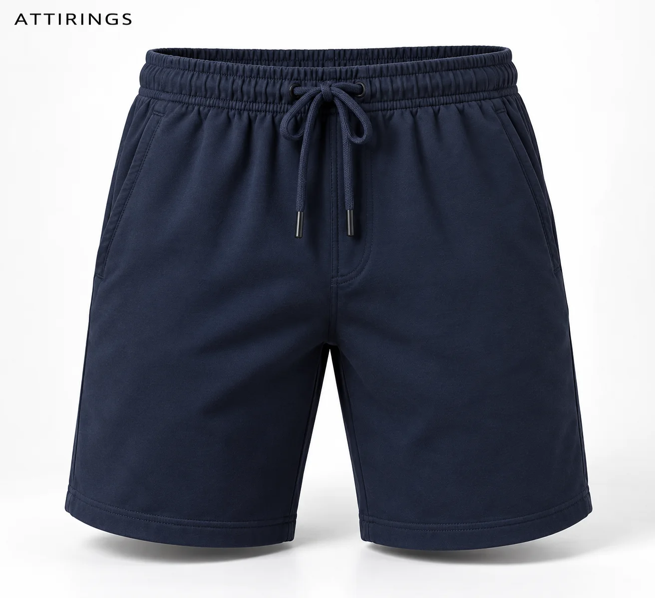 Men's Regular Fit Drawstring Shorts front view, Attirings representative catalog image