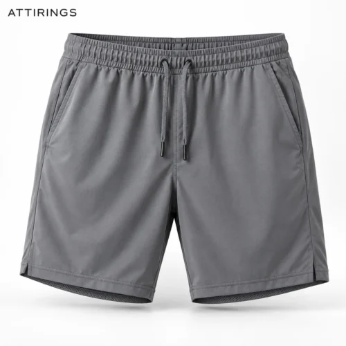 Men's Regular Fit Mesh Lined Shorts front view, Attirings representative catalog image