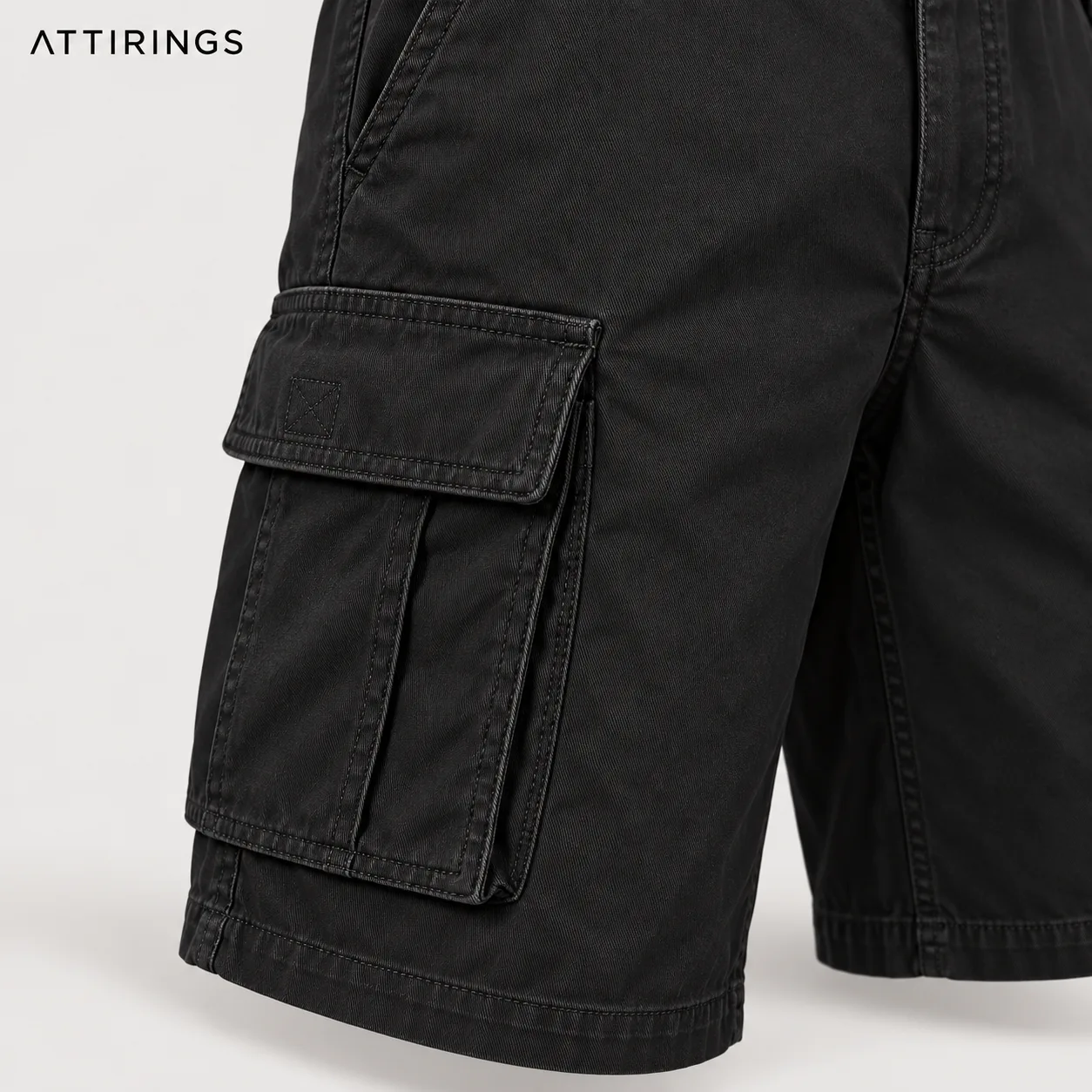 Men's Relaxed Fit Cargo Style Shorts detail view, Attirings representative catalog image