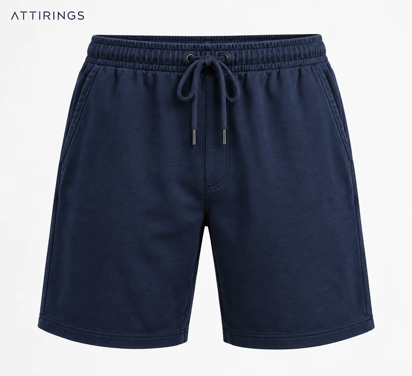 Men's Relaxed Fit Drawstring Shorts front view, Attirings representative catalog image
