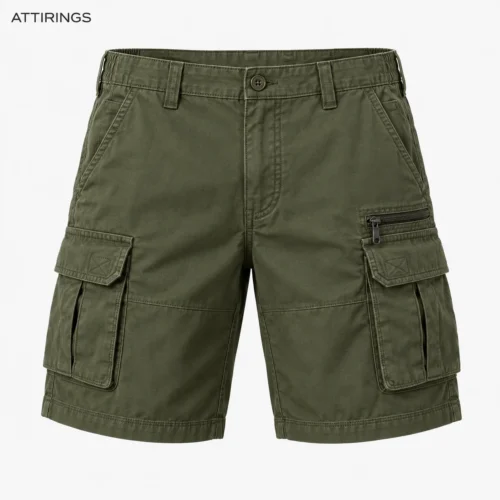 Men's Relaxed Fit Multi-Pocket Shorts front view, Attirings representative catalog image