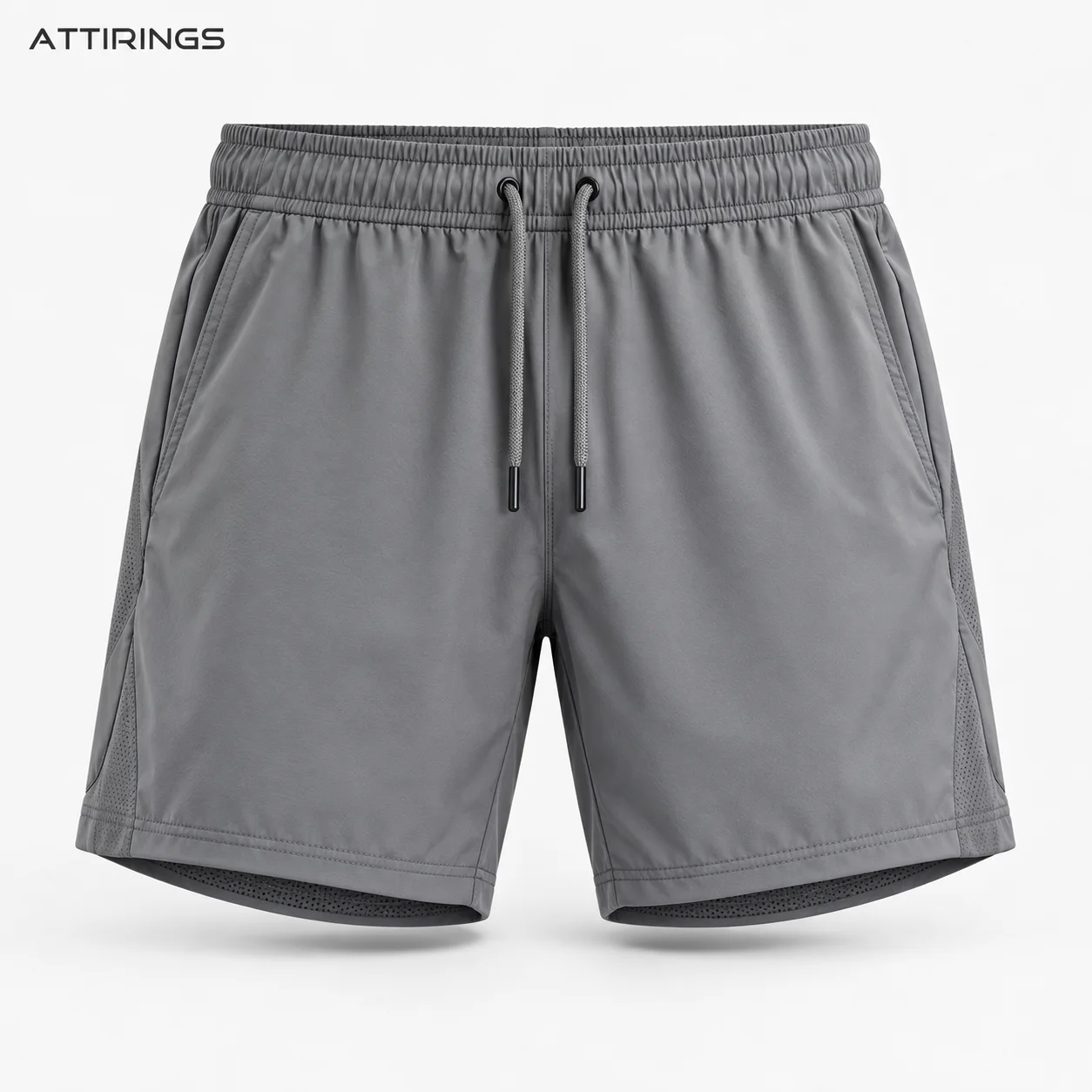Men's Athletic Fit Mesh Lined Shorts front view, Attirings representative catalog image