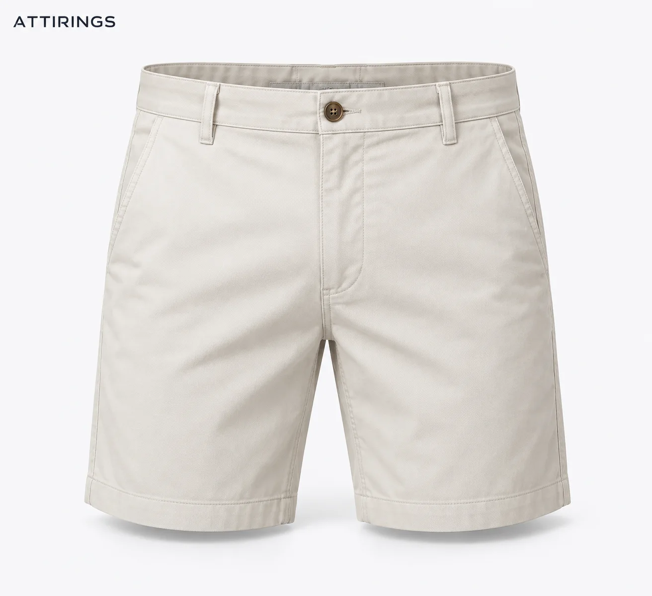 Men's Athletic Fit Chino Style Shorts front view, Attirings representative catalog image