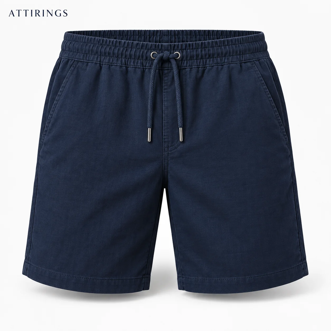 Men's Classic Fit Drawstring Shorts front view, Attirings representative catalog image