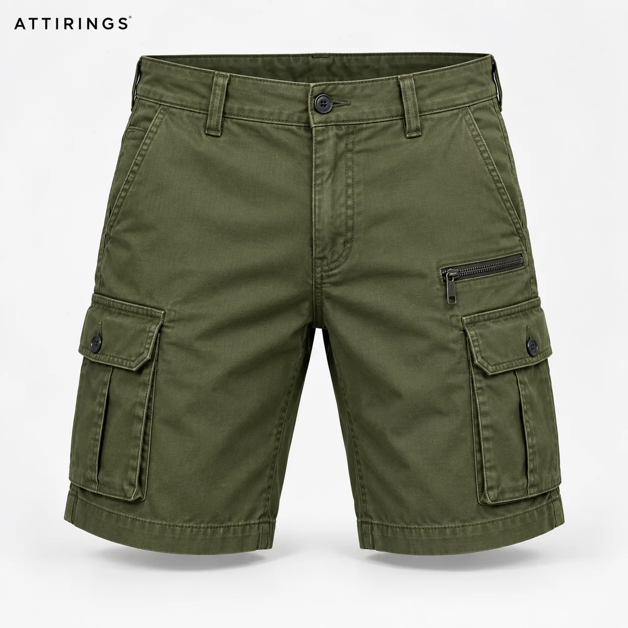 Men's Classic Fit Multi-Pocket Shorts front view, Attirings representative catalog image