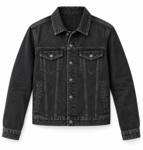 Classic Fit Stone Wash Denim Jacket