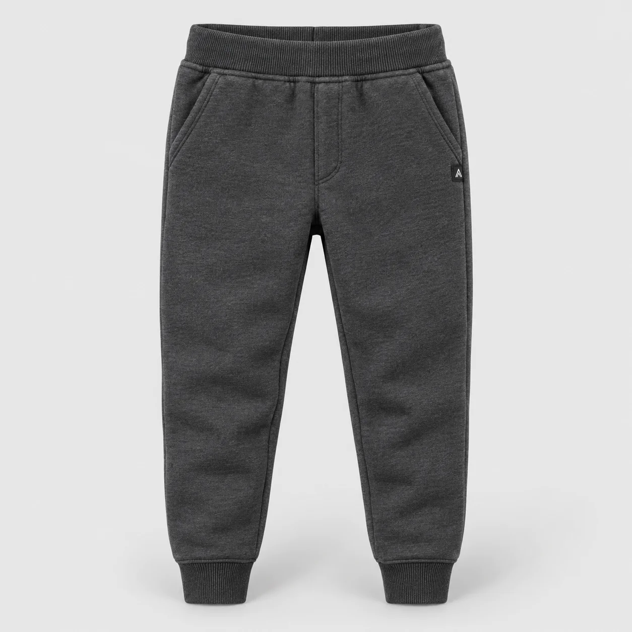 Boys' Slim Fit Fleece-Lined Joggers - front design visualization