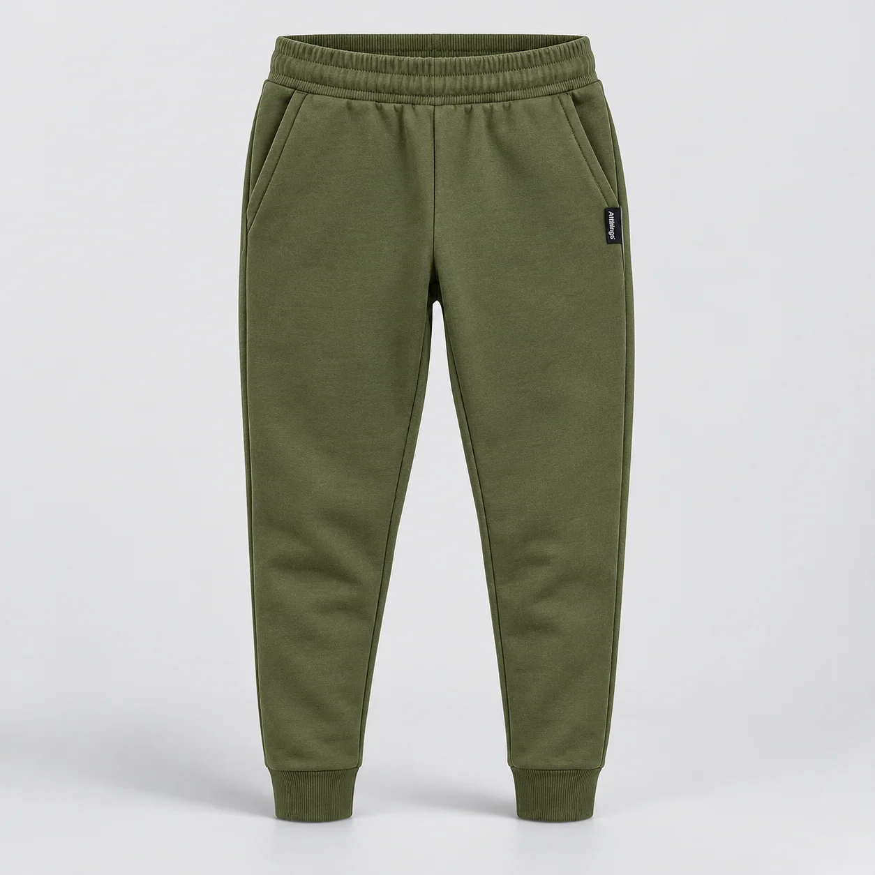 Boys' Slim Fit Tapered Leg Joggers - front design visualization