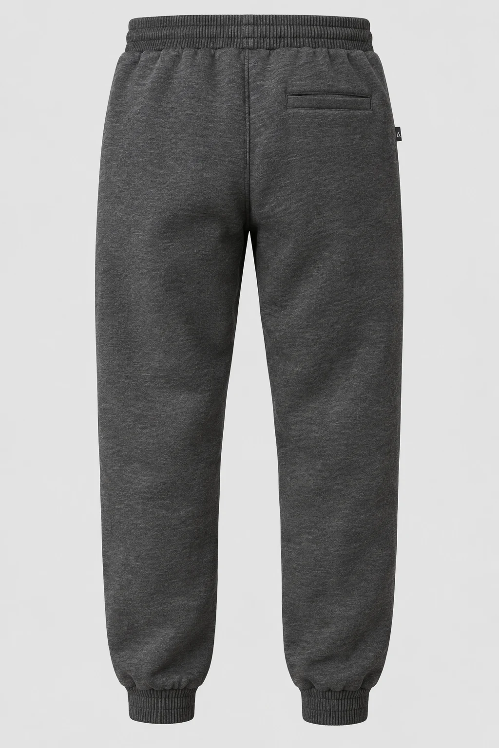 Boys' Regular Fit Fleece-Lined Joggers, Charcoal, back design visualization