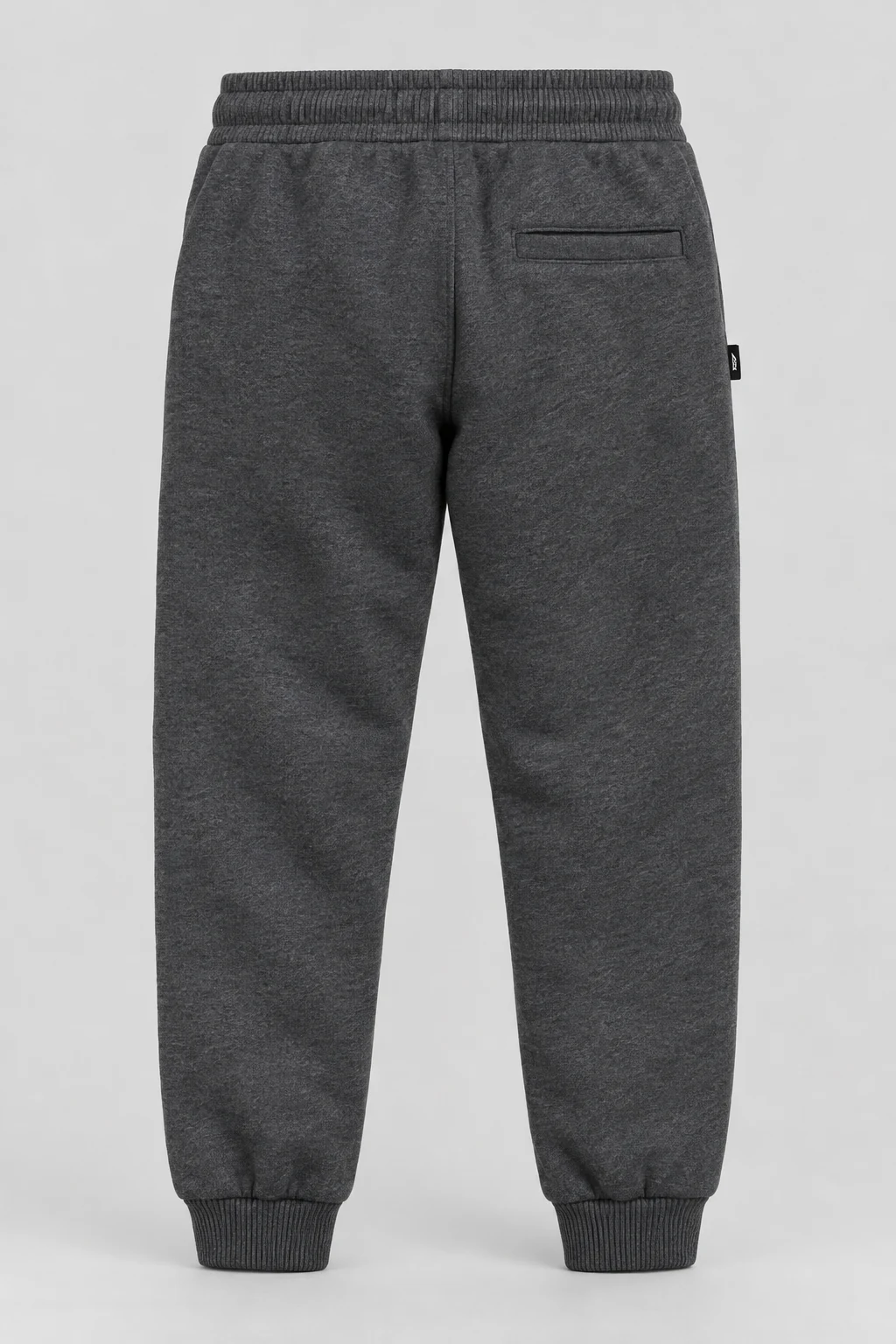 Boys' Classic Fit Fleece-Lined Joggers, Charcoal, back design visualization