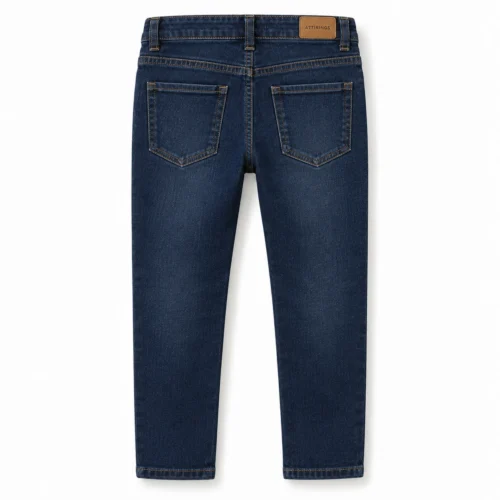Attirings Boys' Slim Fit Adjustable Waist Jeans back design visualization
