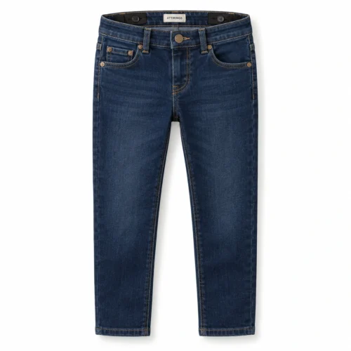 Attirings Boys' Slim Fit Adjustable Waist Jeans front design visualization