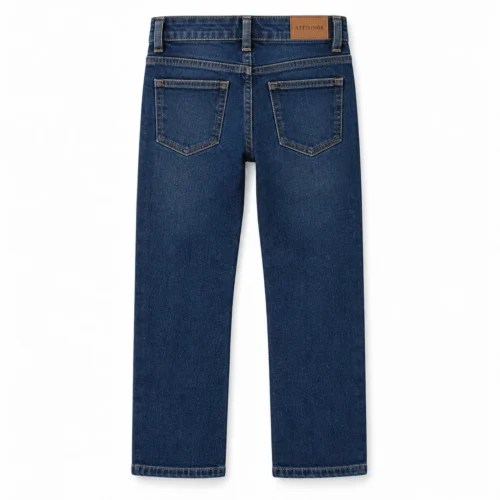Attirings Boys' Straight Fit Stretch Jeans back design visualization