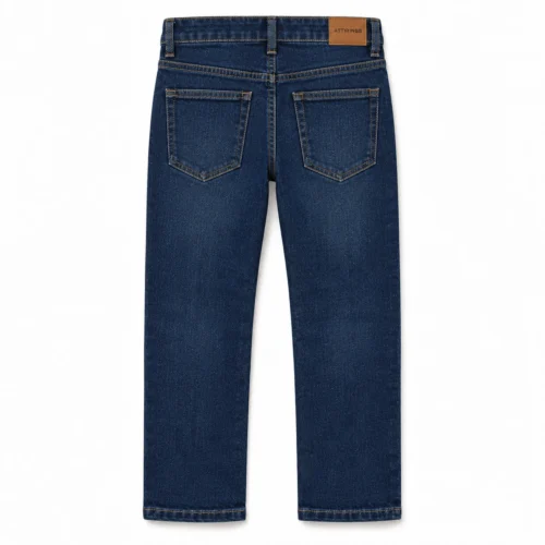 Attirings Boys' Regular Fit Stretch Jeans back design visualization