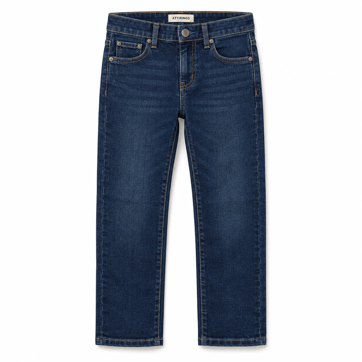 Attirings Boys' Regular Fit Stretch Jeans front design visualization