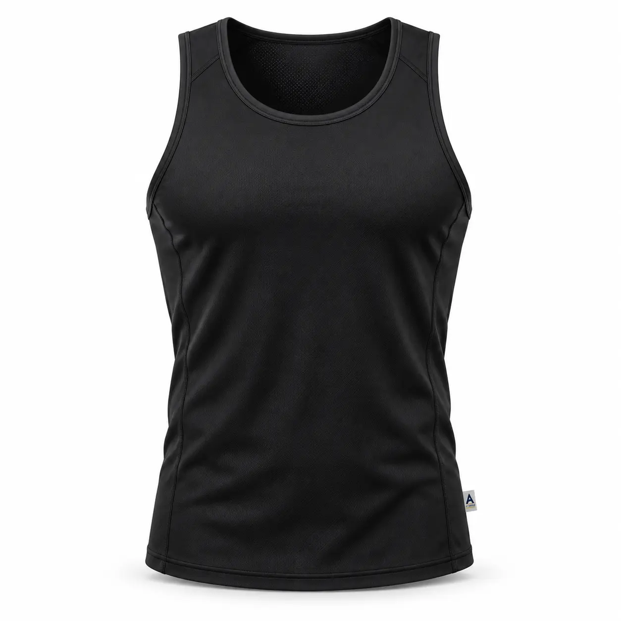 Athletic Fit Quick-Dry Gym Vest - front AI design mockup - Attirings