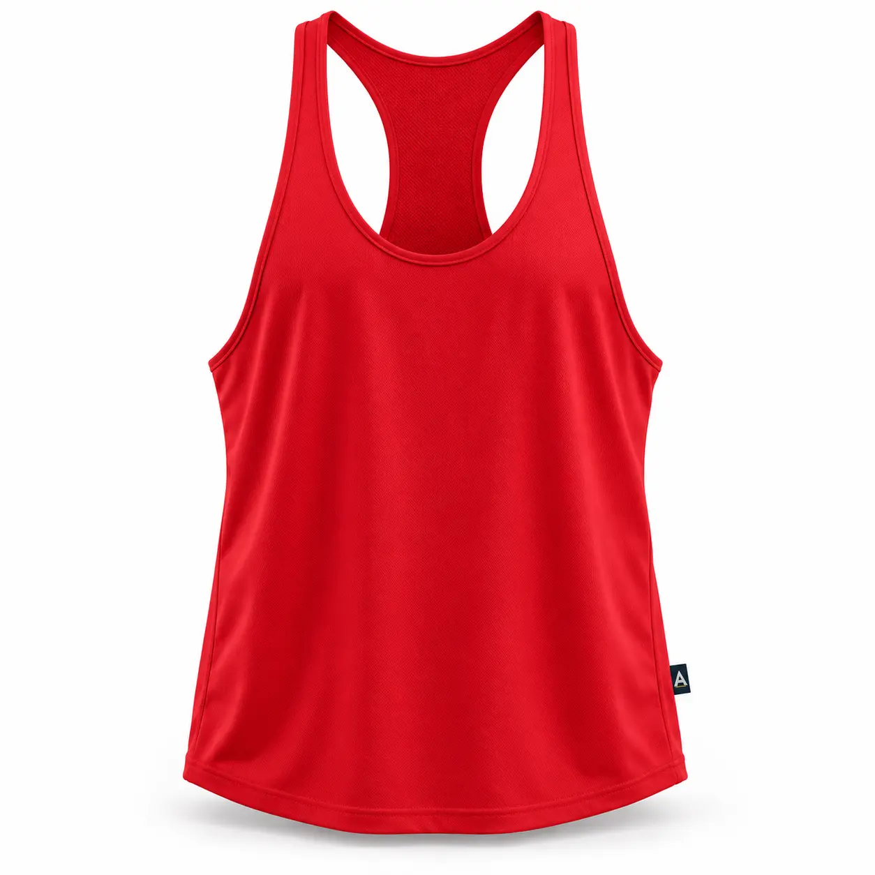 Relaxed Fit Stringer Style Gym Vest - front AI design mockup - Attirings