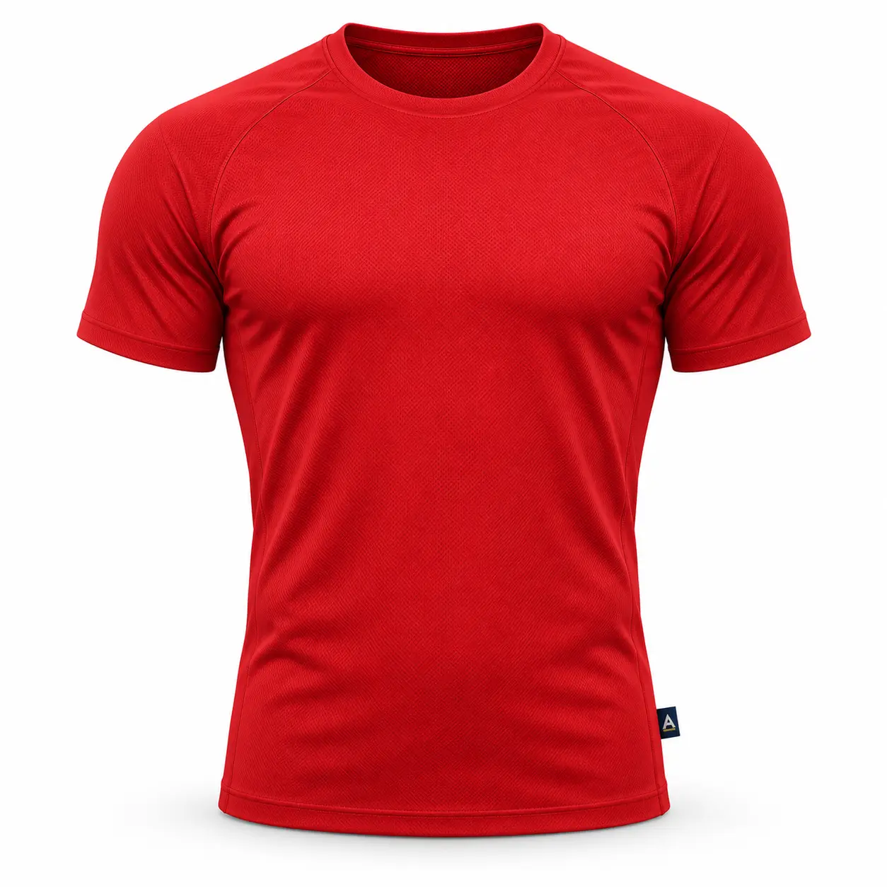 Slim Fit Moisture-Wicking Sports T-Shirt - front AI design mockup - Attirings