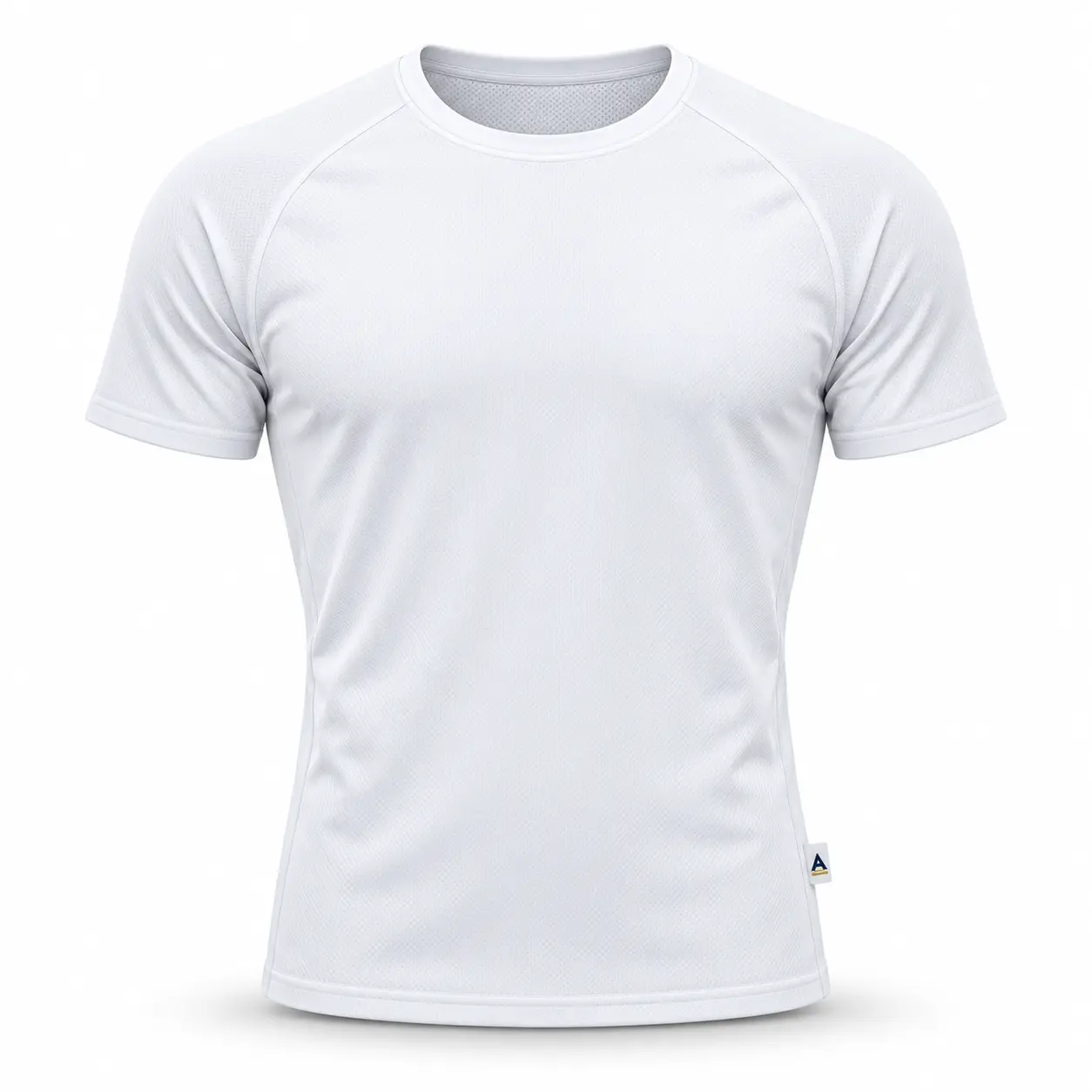 Slim Fit Quick-Dry Sports T-Shirt - front AI design mockup - Attirings