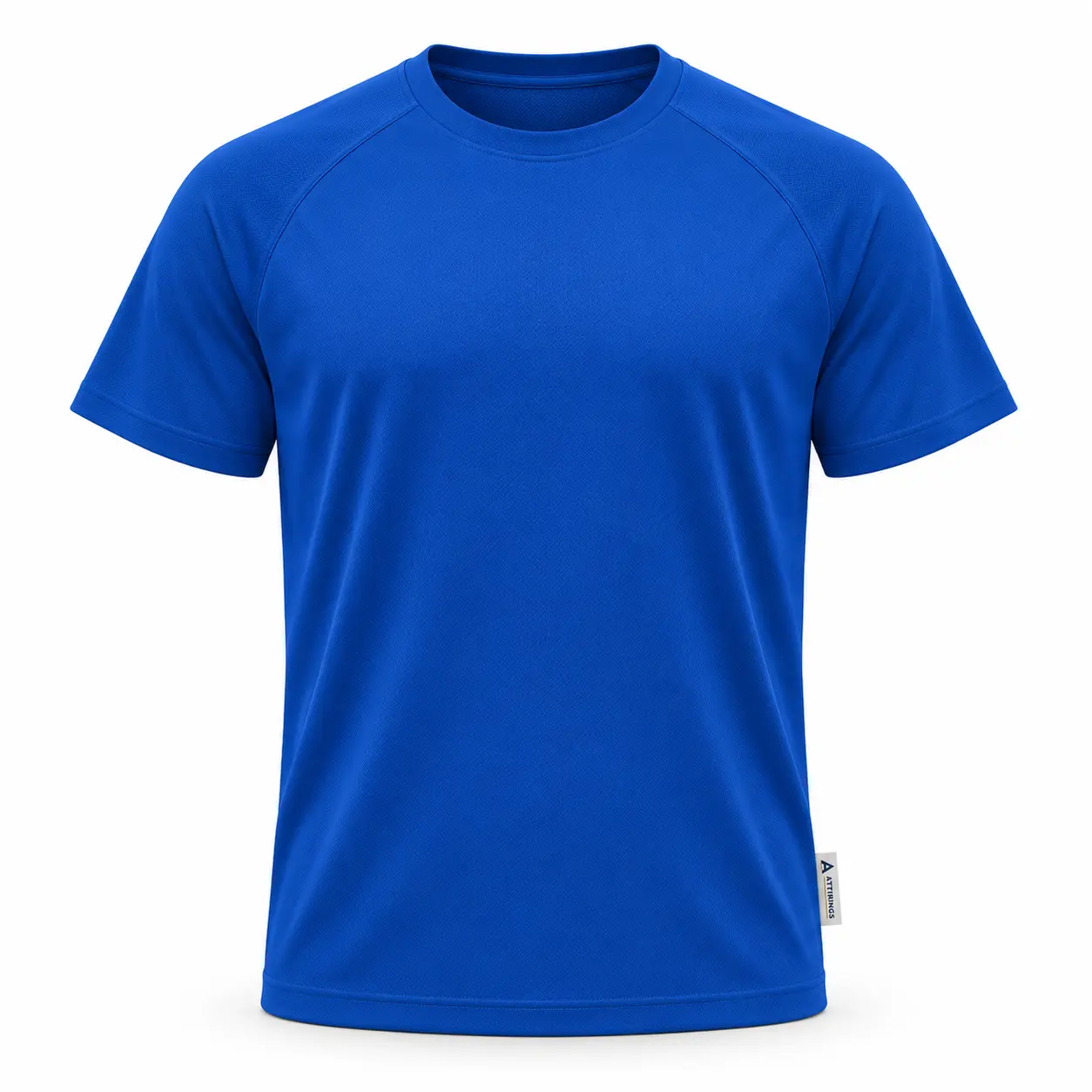 Regular Fit Raglan Sleeve Sports T-Shirt - front AI design mockup - Attirings