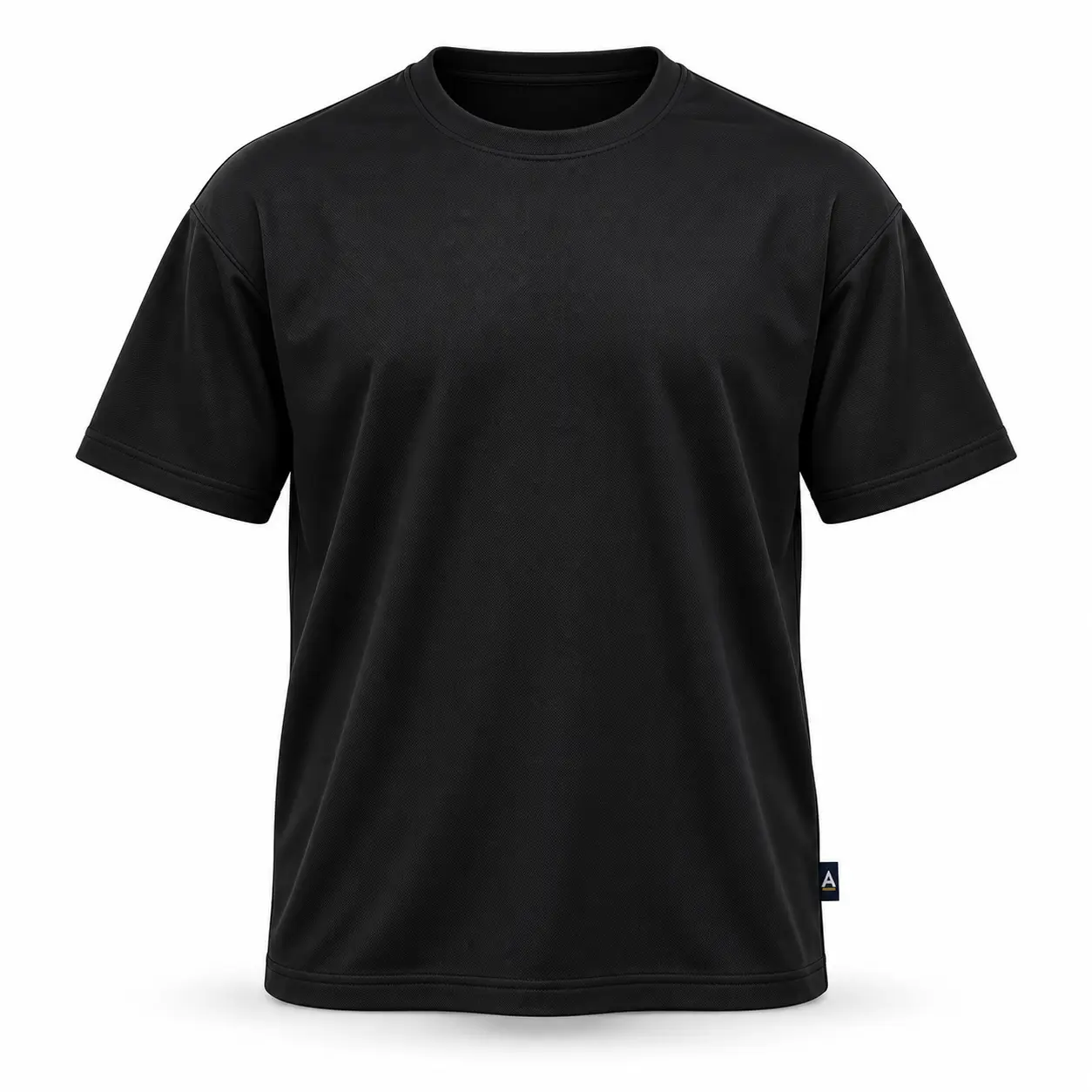 Relaxed Fit Crew Neck Sports T-Shirt - front AI design mockup - Attirings