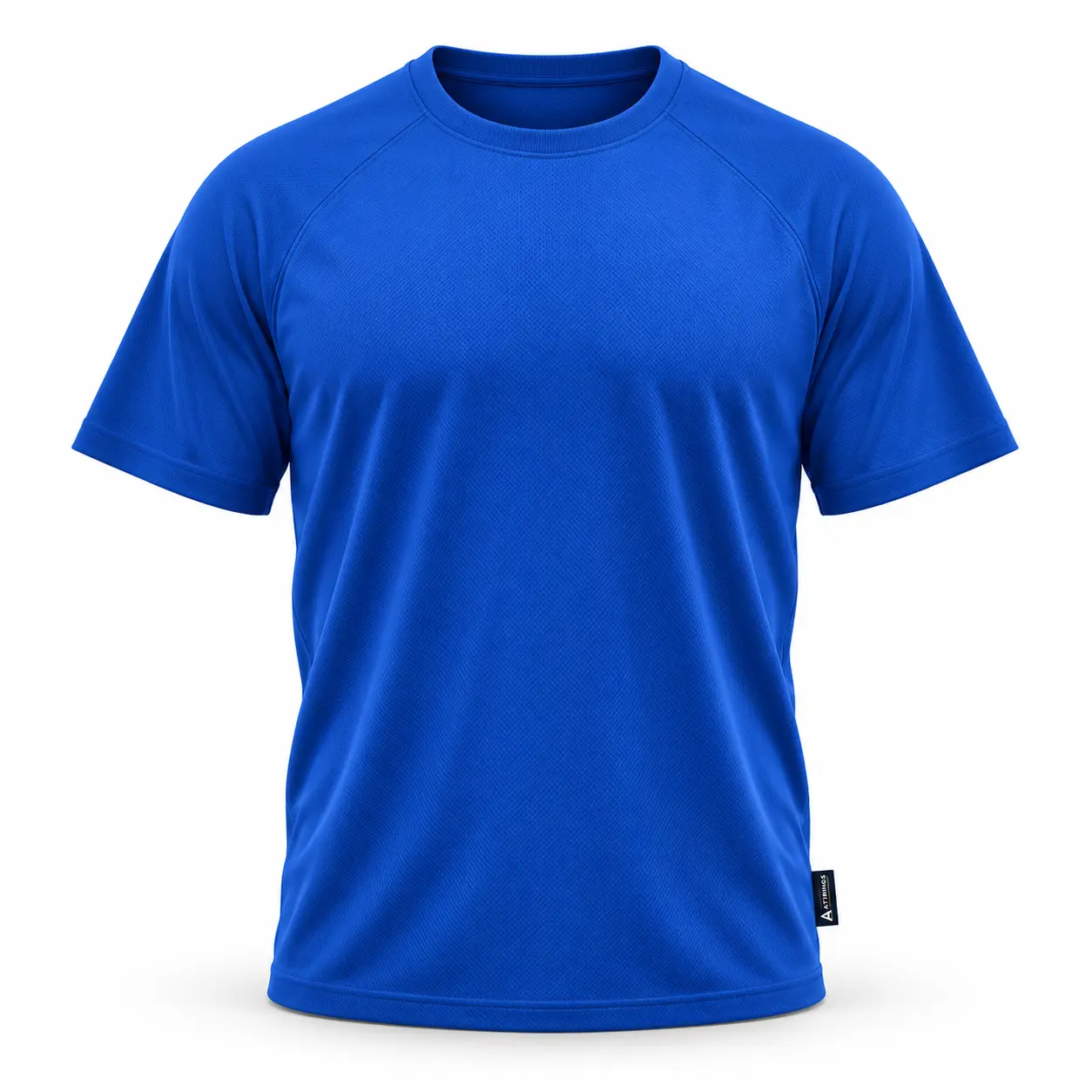 Relaxed Fit Raglan Sleeve Sports T-Shirt - front AI design mockup - Attirings
