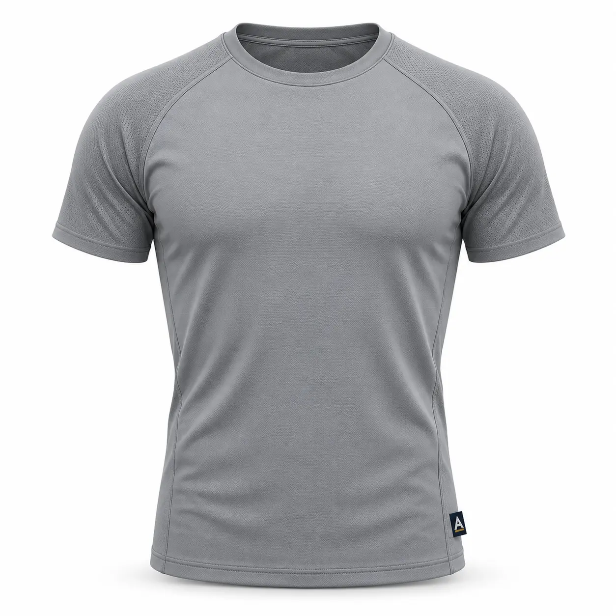 Slim Fit Raglan Sleeve Training Top - front AI design mockup - Attirings