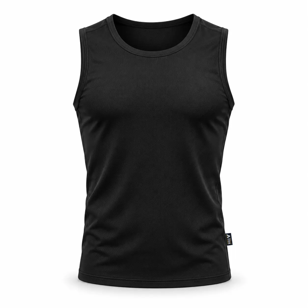 Slim Fit Sleeveless Training Top - front AI design mockup - Attirings