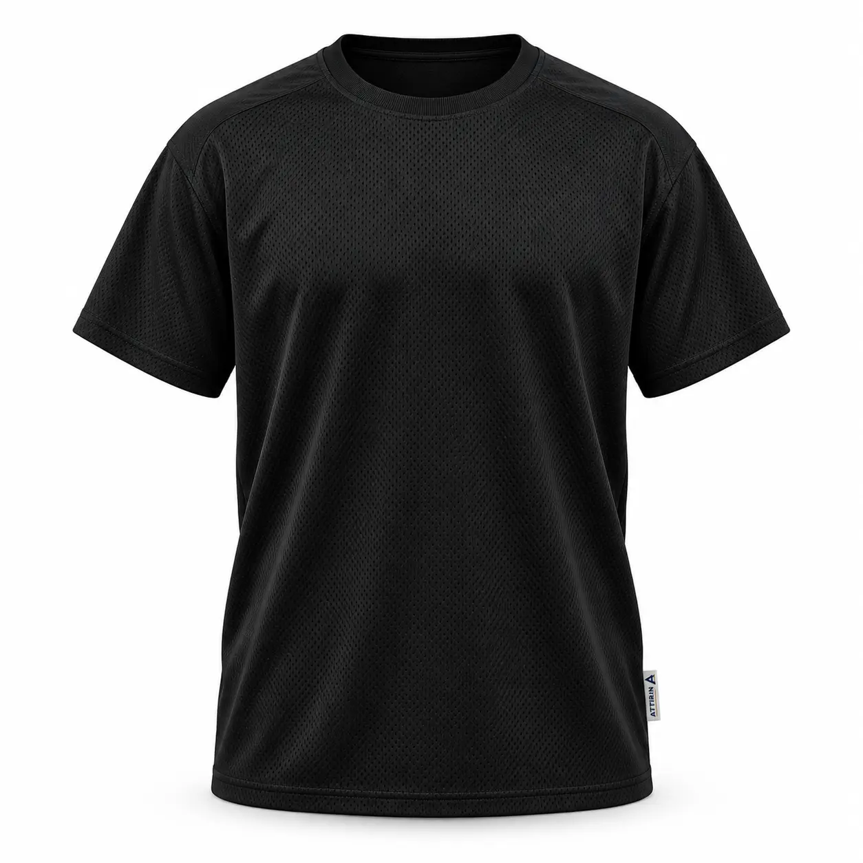 Relaxed Fit Breathable Mesh Training Top - front AI design mockup - Attirings