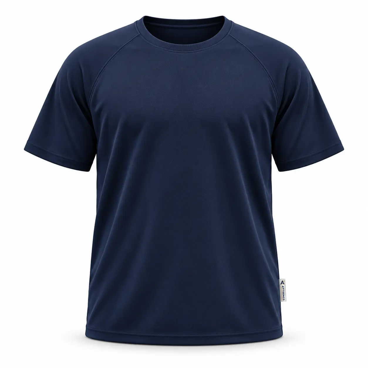 Relaxed Fit Raglan Sleeve Training Top - front AI design mockup - Attirings
