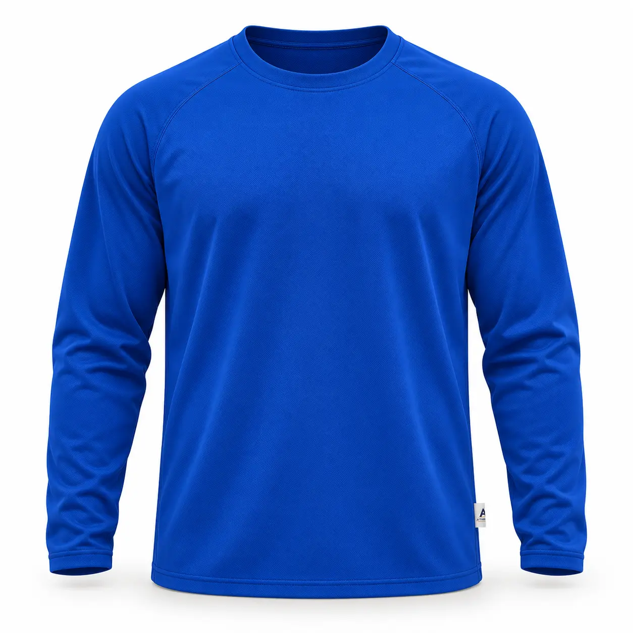 Relaxed Fit Long Sleeve Training Top - front AI design mockup - Attirings