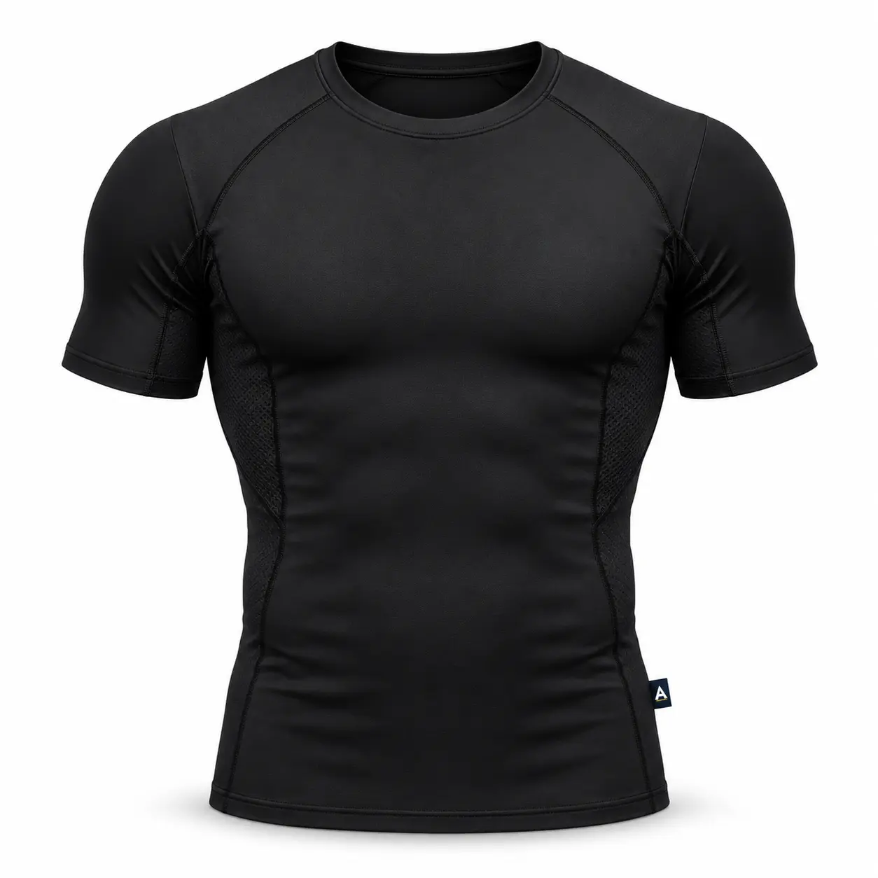 Compression Fit Quick-Dry Training Top - front AI design mockup - Attirings