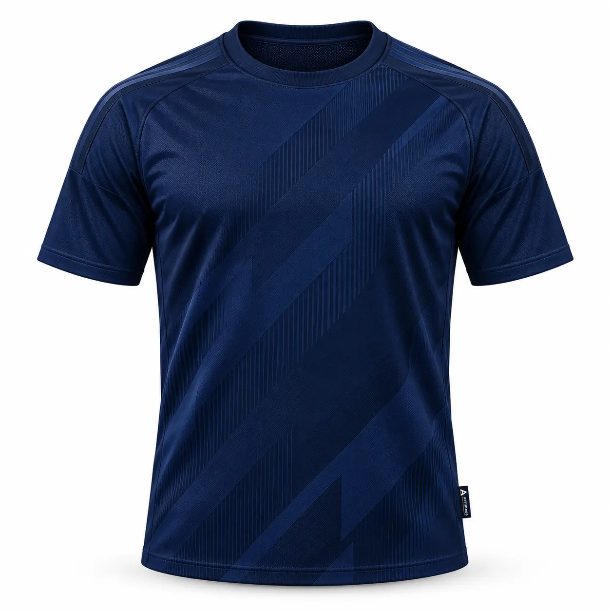 Regular Fit Crew Neck Football Jersey front AI mockup - Attirings
