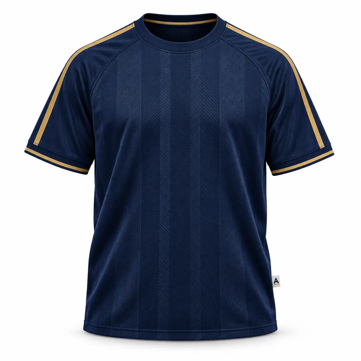 Relaxed Fit Crew Neck Football Jersey front AI mockup - Attirings