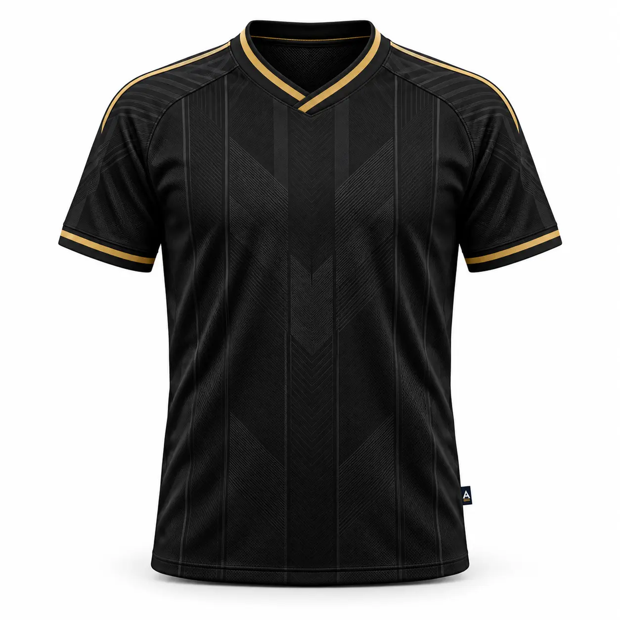 Classic Fit Short Sleeve Football Jersey front AI mockup - Attirings
