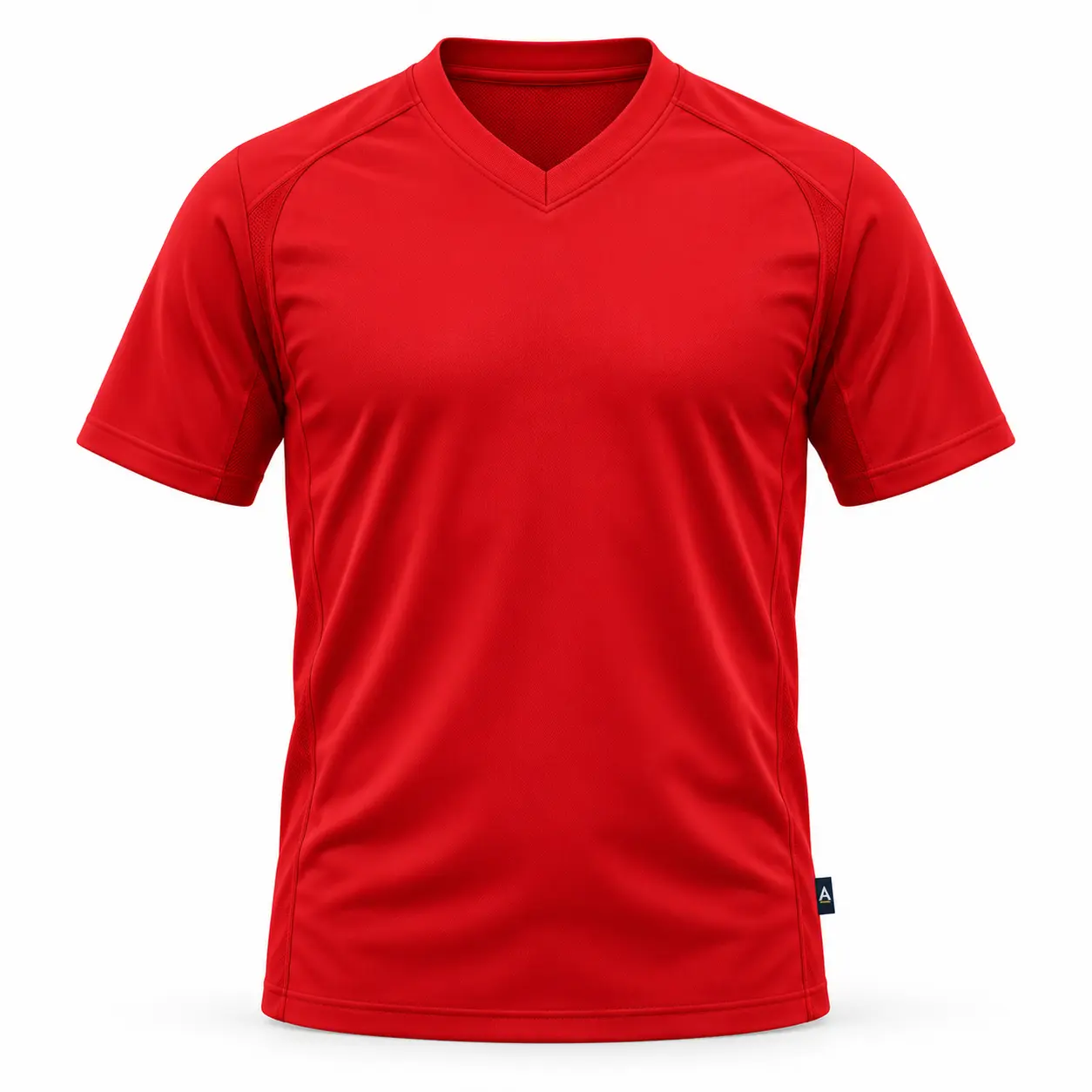 Classic Fit V-Neck Collar Football Jersey front AI mockup - Attirings