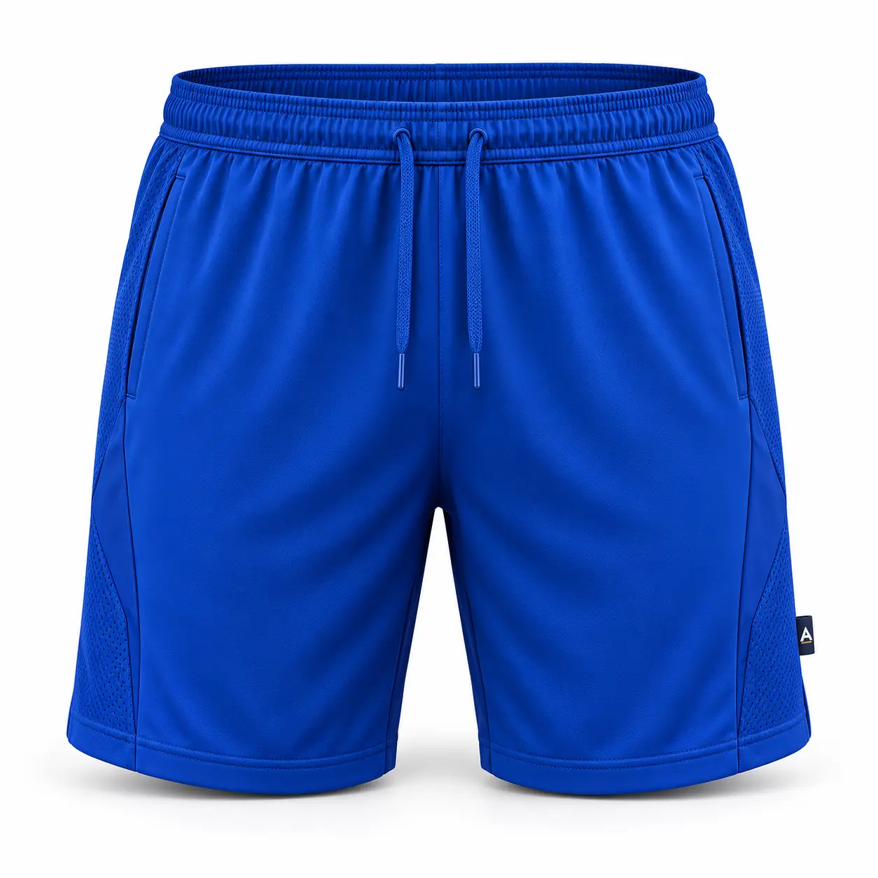 Slim Fit Quick-Dry Sports Shorts front AI mockup - Attirings