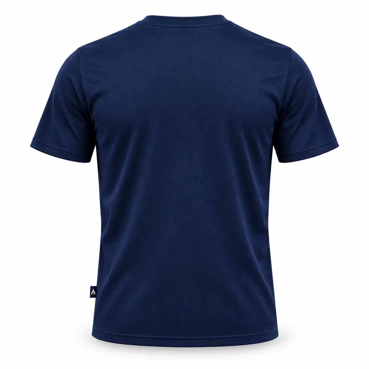 Regular Fit V-Neck Sports T-Shirt back AI mockup - Attirings