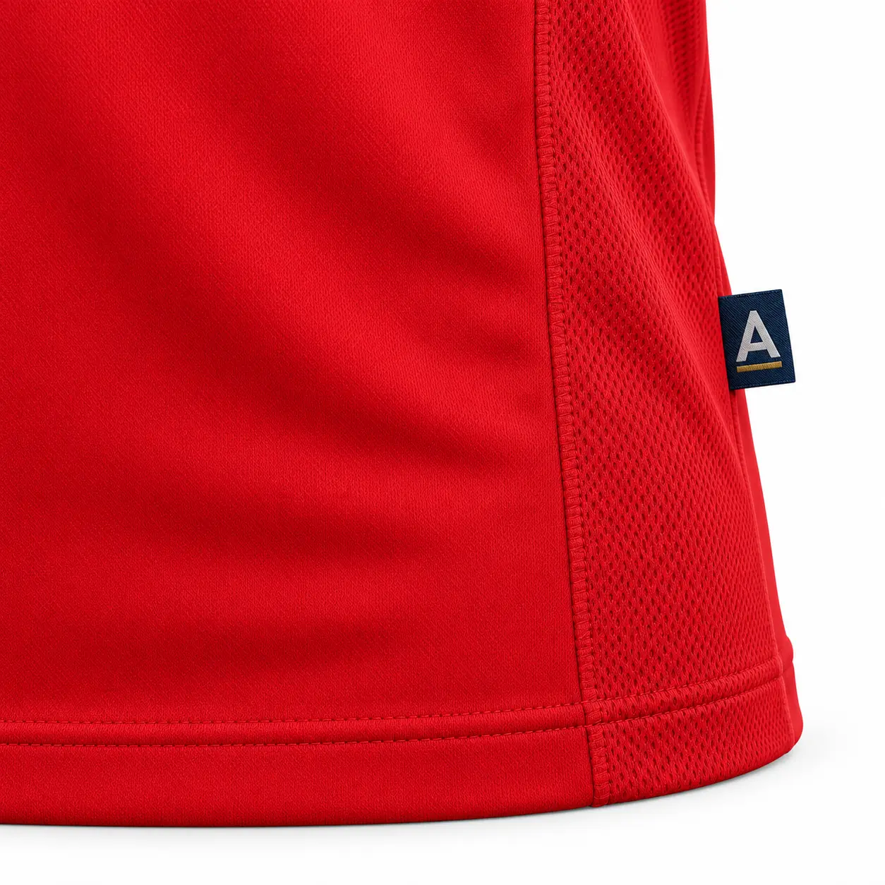 Athletic Fit Moisture-Wicking Sports T-Shirt detail AI mockup - Attirings