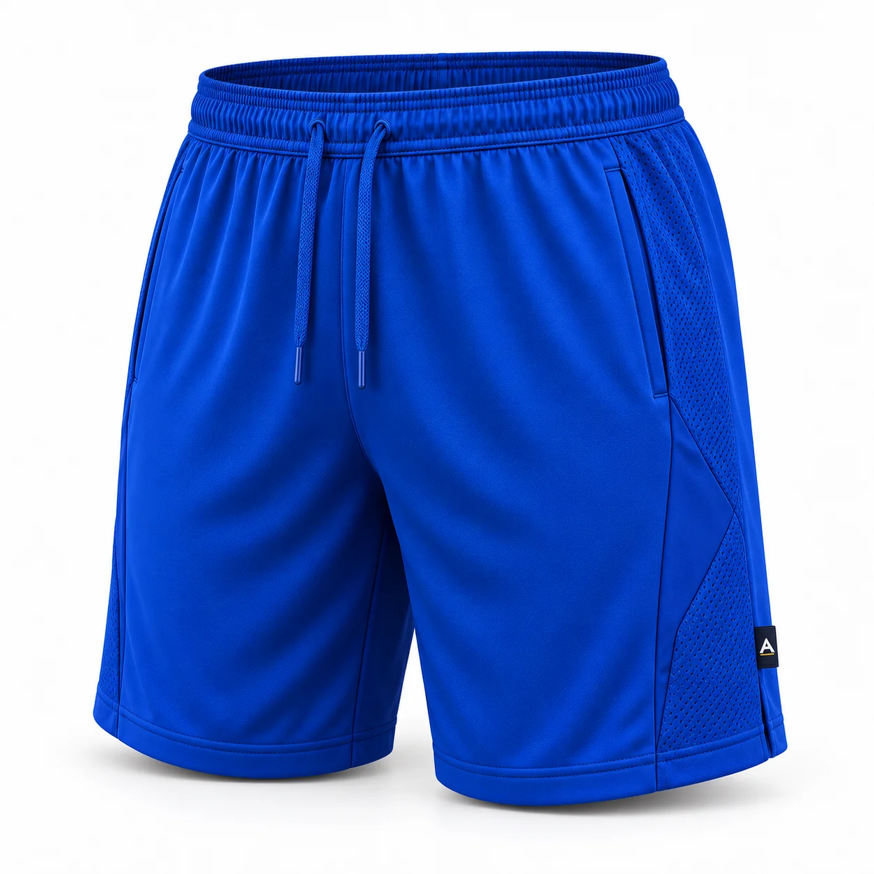 Slim Fit Quick-Dry Sports Shorts angle AI mockup - Attirings