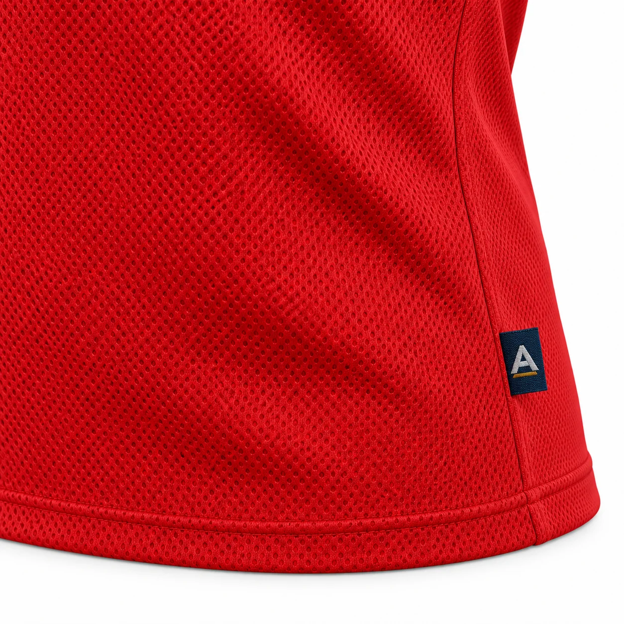 Athletic Fit Breathable Mesh Training Top detail AI mockup - Attirings